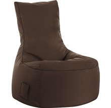 Brauner Sitzsack mit Rückenlehne