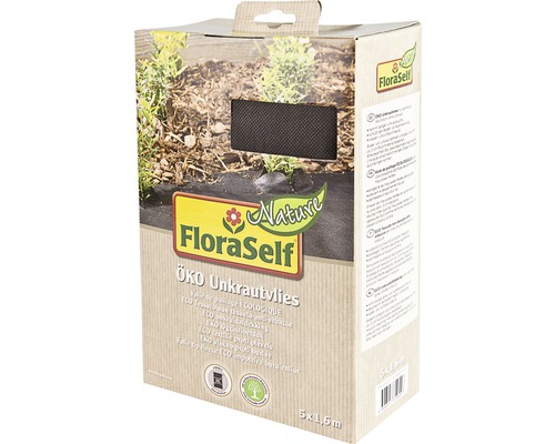 Verpackung FloraSelf Öko Unkrautvlies 5x1,6 Meter