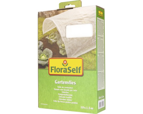 Gartenvlies FloraSelf 10x1,5 m 17g/m² weiß Gartenvlies FloraSelf 10x1,5 m 17g/m² weiß