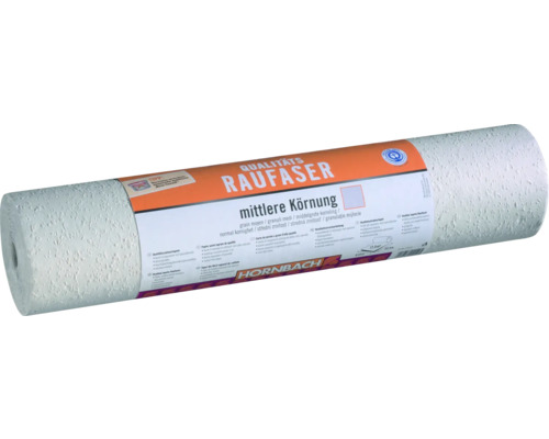 Rauhfaser Tapete mit mittlerer Körnung, Rolle