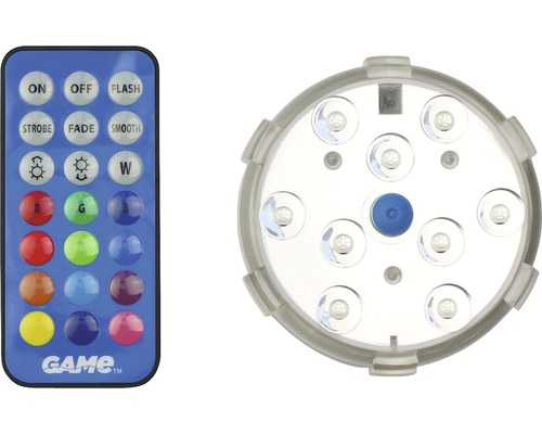 Unterwasserscheinwerfer LED mit Farbwechsel und Magnethalterung