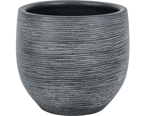 Blumentopf Le Havre Ton Ø 16 H 14 cm grau Blumentopf Le Havre Ton Ø 16 H 14 cm grau