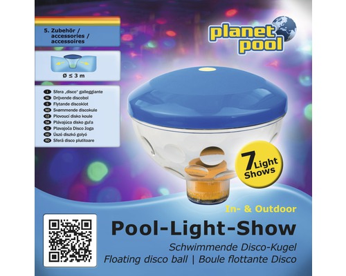 Planet Pool schwimmende Disco Kugel für Pool Lichtshow