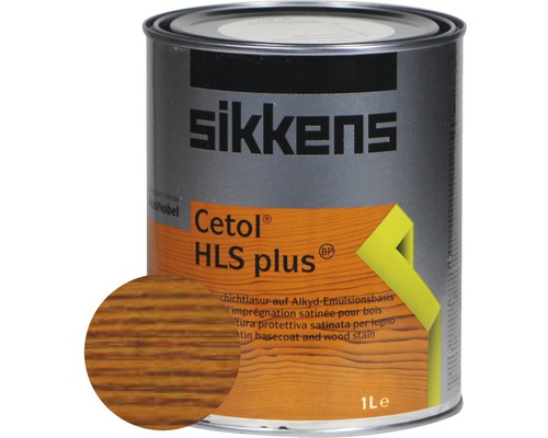 SIKKENS Lasur Cetol HLS Plus 085 teak 1 L Sikkens Cetol HLS plus Holzlasur im Metalleimer, 1 Liter