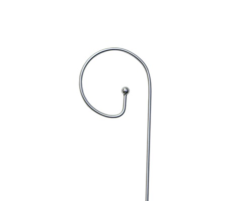 Tomatenspiralstab FloraSelf Edelstahl H 150 cm Ø 6 mm silber Metall Pflanzenhänger