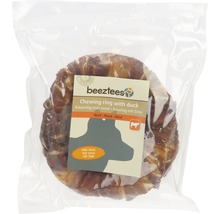 Beeztees Kauartikelring mit Ente in Verpackung