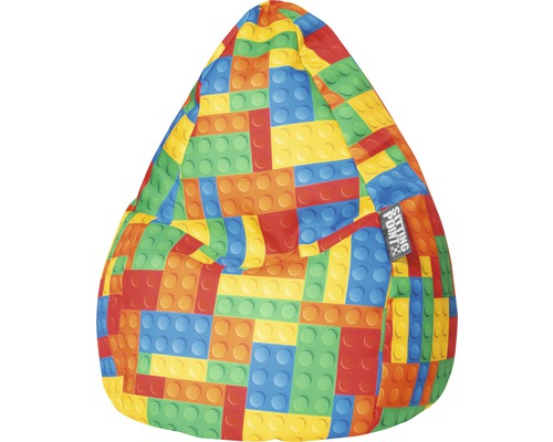 Sitzkissen Sitting Point Sitzsack Beanbag Bricks L bunt 70x90 cm