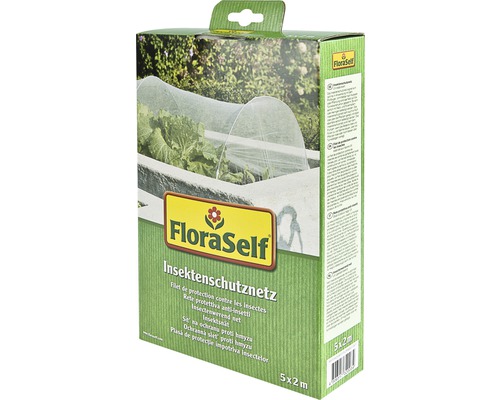 FloraSelf Insektenschutznetz Verpackung, 5x2 Meter