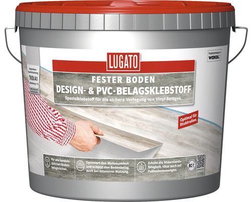 Lugato Design und PVC Belagsklebstoff 3 kg Lugato Fester Boden Design- und PVC-Belagsklebstoff im Eimer