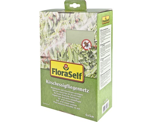 FloraSelf Kirschessigfliegennetz, 4x5 Meter, zum Schutz vor Kirschessigfliegen