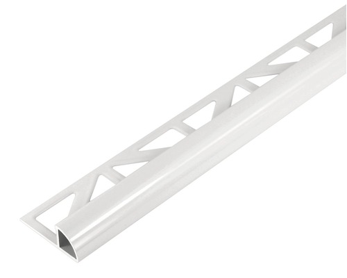 Viertelkreis-Abschlussprofil Dural Durondell DRAC 1030 aluminium weiß pulverbeschichtet 250 cm