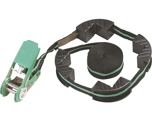 Spanngurt mit Ratschenmechanismus und Kantenschutz