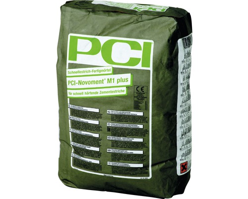 PCI Novoment® M1 plus Schnellestrich Fertigmörtel für schnell härtende Zementestriche 25 kg PCI Novoment® M1 plus Schnellestrich Fertigmörtel für schnell härtende Zementestriche 25 kg