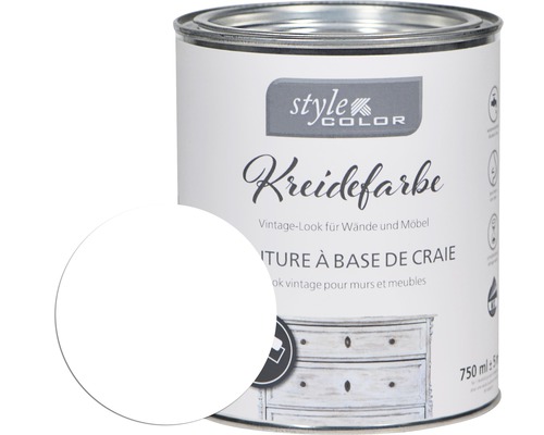 Kreidefarbe StyleColor white 750 ml