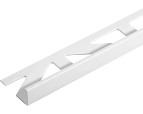 Winkel-Abschlussprofil Dural Durosol DSAC 1030 aluminium weiß 250 cm Fliesenabschlussprofil aus Kunststoff