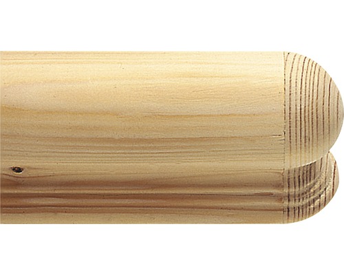 Holzrundstab mit abgerundetem Ende