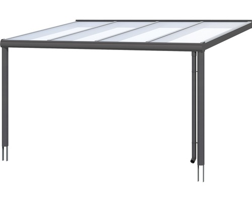 Freistehendes Terrassendach mit Entwässerungssystem