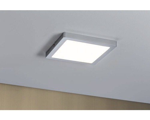 LED Panel Atria chrom-matt 1-flammig mit Leuchtmittel 1500 lm 2700 K warmweiß 300x300 mm