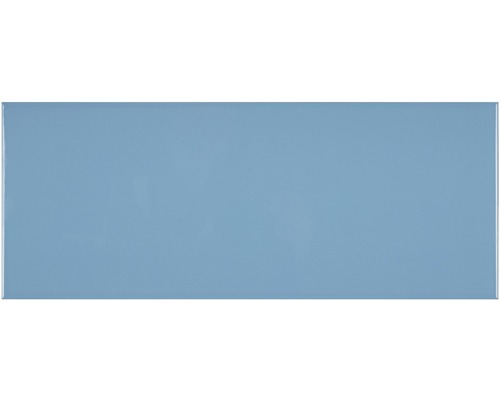 Steinzeug Wandfliese Happy 20,0x50,0 cm blau glänzend