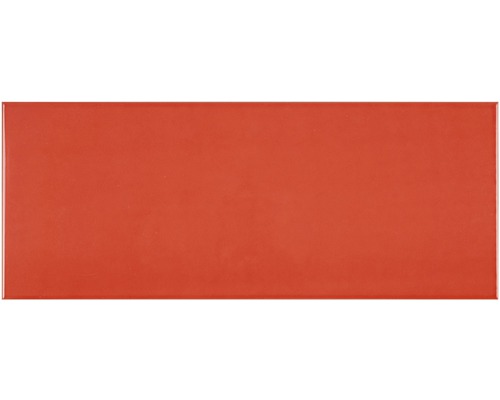 Steinzeug Wandfliese Happy 20,0x50,0 cm rot glänzend