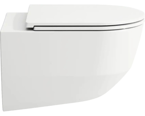 Wandhängendes Tiefspülklosett mit WC-Sitz