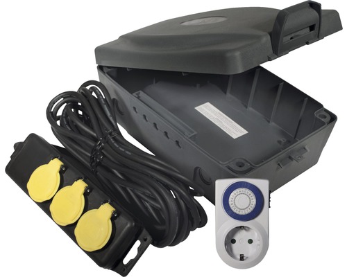 Wetterschutzbox IP54, 8 Meter Kabel Wetterschutzbox IP54, 8 Meter Kabel