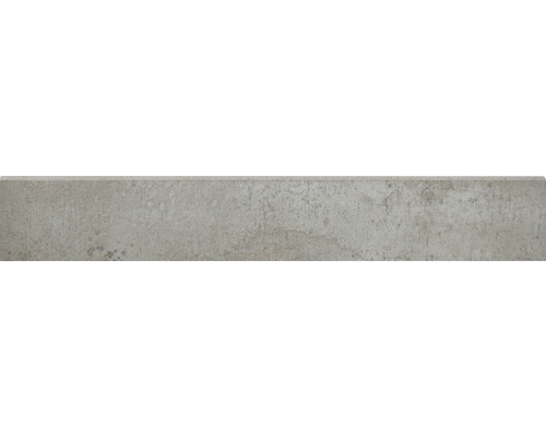 Feinsteinzeug Sockelfliese Elements 7,0x45,0 cm weiß grau Feinsteinzeug Sockelfliese Elements 7,0x45,0 cm weiß grau