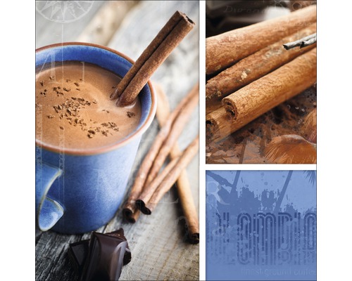Glasbild Hot Chocolate 50x50 cm GLA467