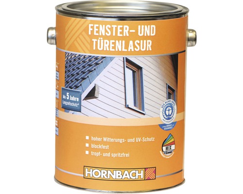 HORNBACH Fensterlasur Türenlasur farblos 2,5 L HORNBACH Fensterlasur Türenlasur farblos 2,5 L
