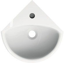 Eckhandwaschbecken Ceravid Saldo viertelkreis 35x41,2 cm weiß-thumb-0