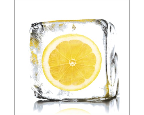 Glasbild Lemon Sorbet 30x30 cm GLA523