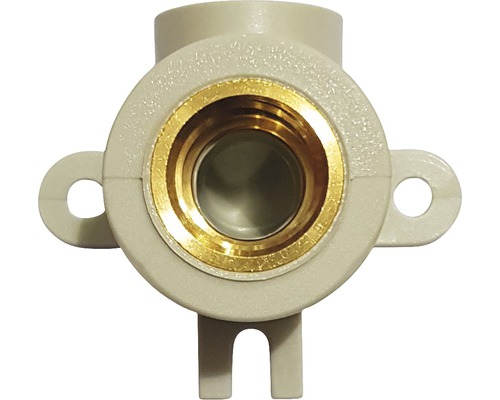 PPR-Wandscheibe Multitherm 1/2"IGx20mm Polypropylen Verschraubung mit Messing Innengewinde