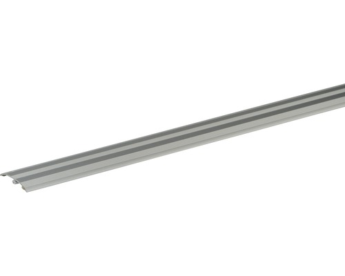Übergangsprofil Skandor Dowel Fix Nr. 6 silber eloxiert 900x37 mm Bodenschiene aus Aluminium