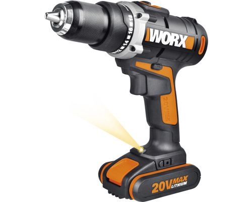 Akku Bohrschrauber Worx 20 V Li WX183.2 inkl. Akku und HORNBACH AT