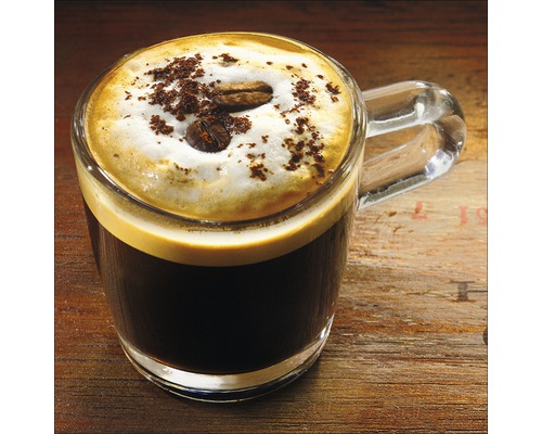 Glasbild Kaffee Arabica I 20x20 cm GLA783
