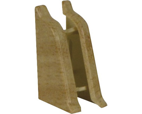 Endstücke PICCANTE für Wandabschlussprofil 37 buche parkett 39/25 (re & li) Kunststoff-Abstandhalter