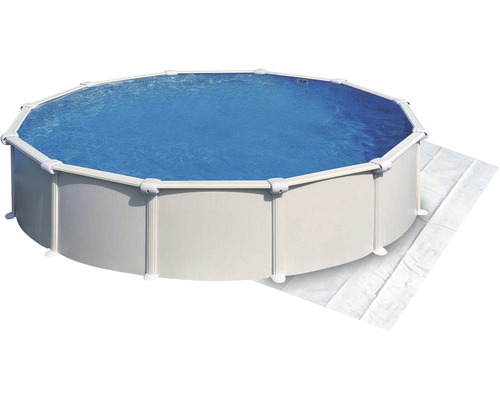 Aufstellpool mit Poolunterlage