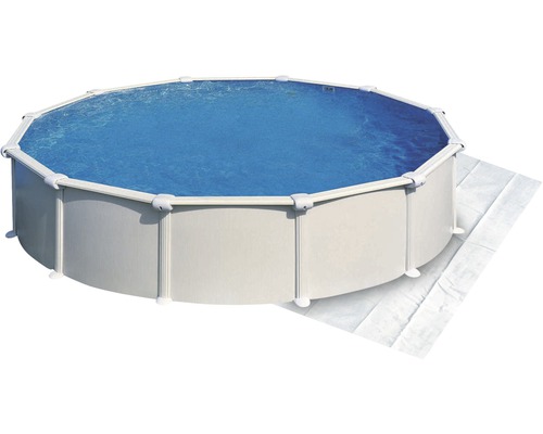 Aufstellpool mit Poolplane