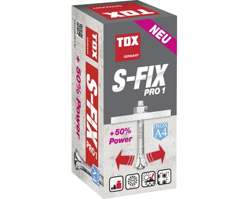 Verpackung des Tox S-Fix Pro 1 Schwerlastankers