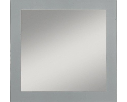 Siebdruckspiegel Kristall Form Toba silberfarben eckig 45x45 cm