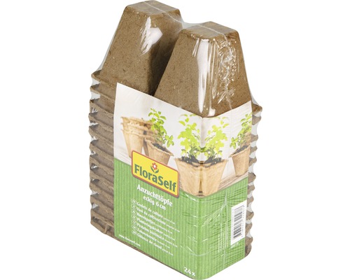 Anzuchttopf FloraSelf 6x6 cm 24 Stk Anzuchttopf FloraSelf 6x6 cm 24 Stk
