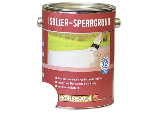 HORNBACH Isolierfarbe Isoliersperrgrund creme 2,5 L Isolier-Sperrgrund Farbdose von Hornbach