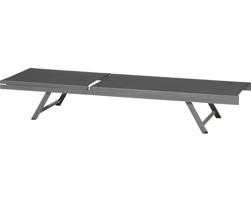 Verstellbare Aluminium-Sonnenliege für den Garten