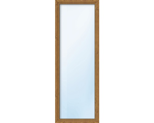 Kunststofffenster ARON Basic weiß/golden oak 550x1500 mm DIN Rechts