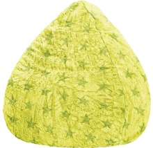 Sitzkissen Sitting Point Sitzsack Beanbag Fluffy Stars XL grün 70x110 cm