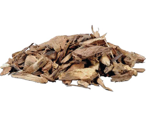 Haufen von Rindenmulch