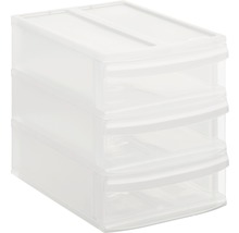 Schubladenbox mit drei Schubladen zur Aufbewahrung