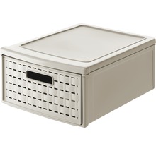 Aufbewahrungsbox mit Deckel und Schublade