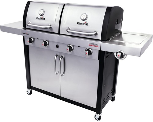 Grillwagen mit Unterschrank und Ablageflächen