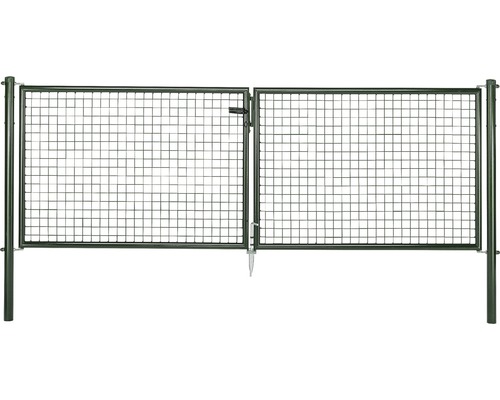 Wellengittertor ALBERTS 300 x 150 cm grün Wellengittertor ALBERTS 300 x 150 cm grün